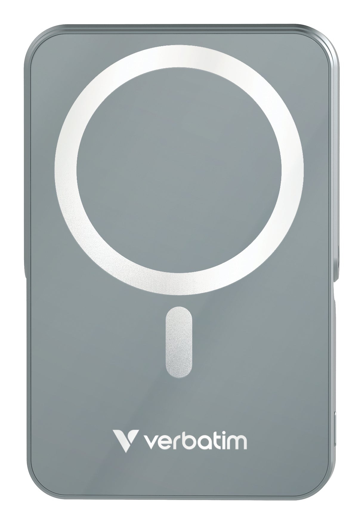 Verbatim MagSafe Powerbank 10'000 mAh – 20 W PD, Wireless 15 W, 1× USB-C, Grau