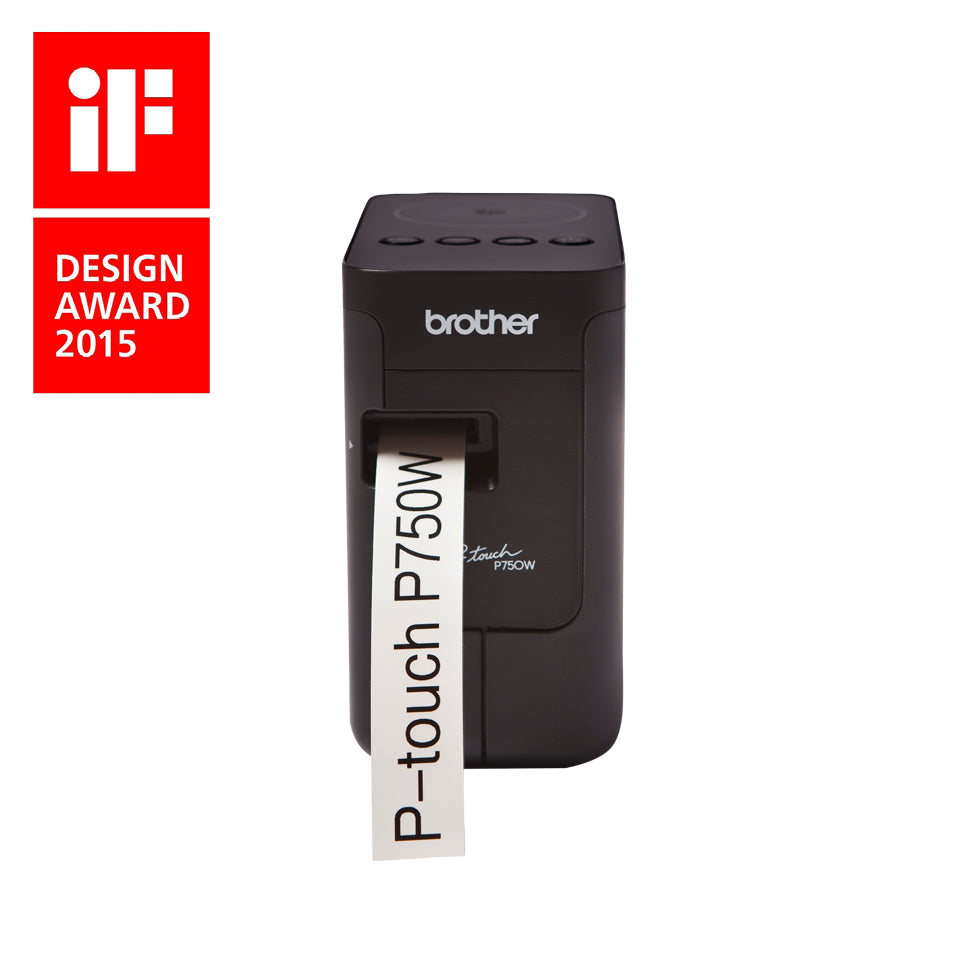 Brother PT-P750W – Etikettendrucker (Thermodirekt), 24 mm, 180×180 dpi, 30 mm/s, USB/WLAN, TZe/HSe