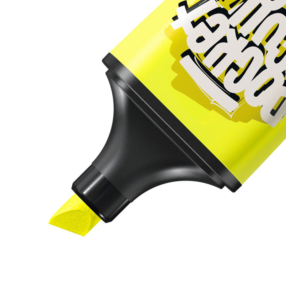 STABILO BOSS Textmarker Mini Set 3 Farben – Keilspitze, 2–5 mm