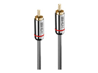 Lindy Audiokabel RCA (Stecker) auf RCA (Stecker) – 0,5 m, S/PDIF, Anthrazit