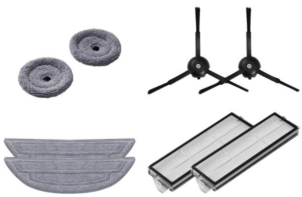 Roborock Zubehör Staubsauger-Roboter – für S8 MaxV Ultra – 1 Stk – 1x Seitenbürste, 2x Filter, 2x Wischtuch