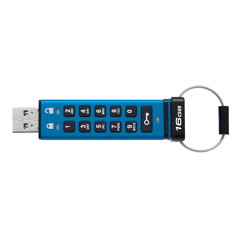 Kingston Technology Kingston IronKey Keypad 200 USB-Stick – 16 GB, AES-256, FIPS 140-3 Level 3 (ausstehend)