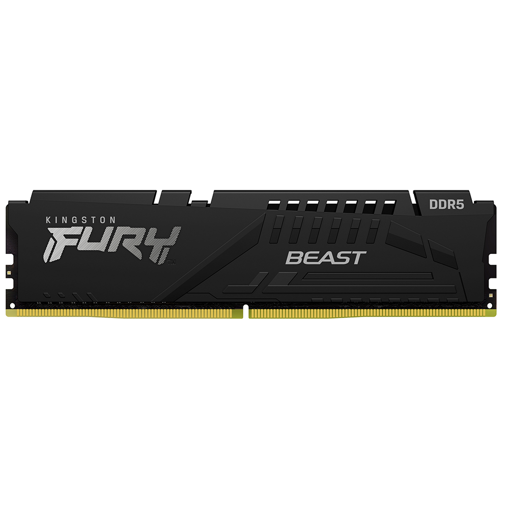 Kingston Technology Kingston FURY Beast – Arbeitsspeicher – 64 GB (2×32 GB) DDR5 5600 MT/s CL40, 288-Pin DIMM, Schwarz