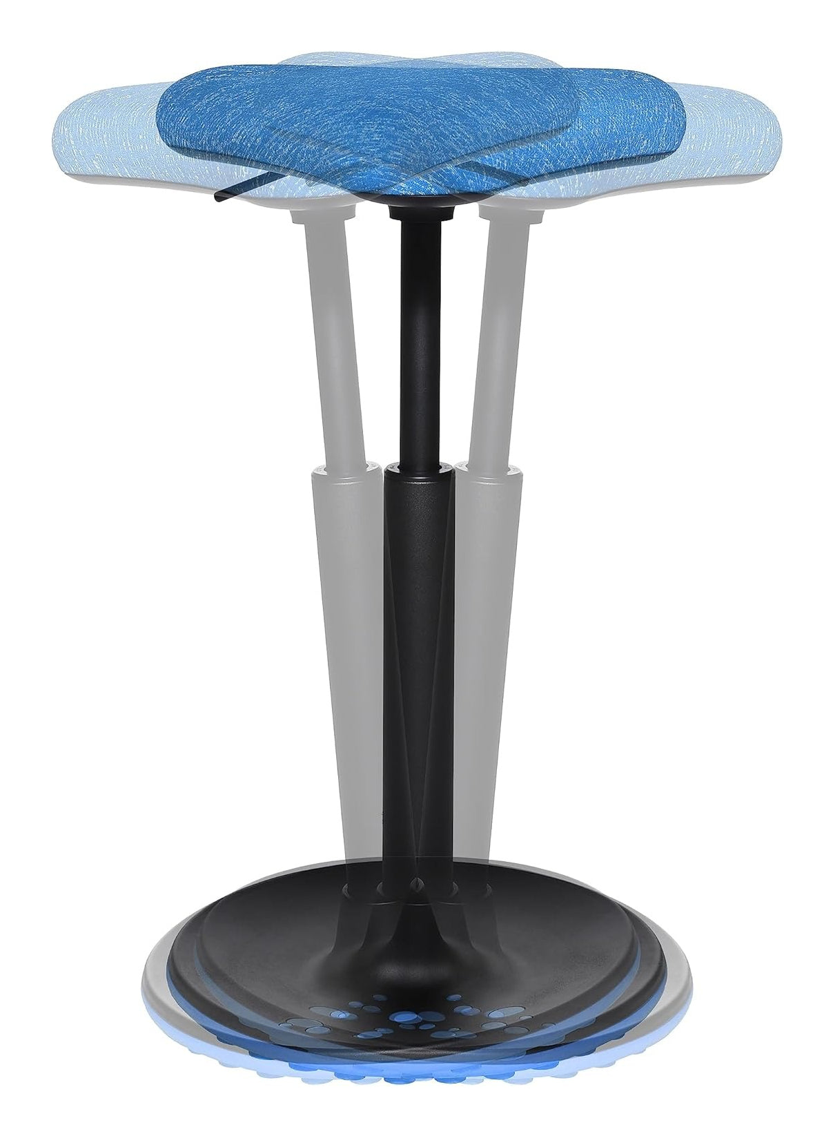 Topstar Hocker Sitness H1 – Sitzhöhe 77 cm, 110 kg, blau