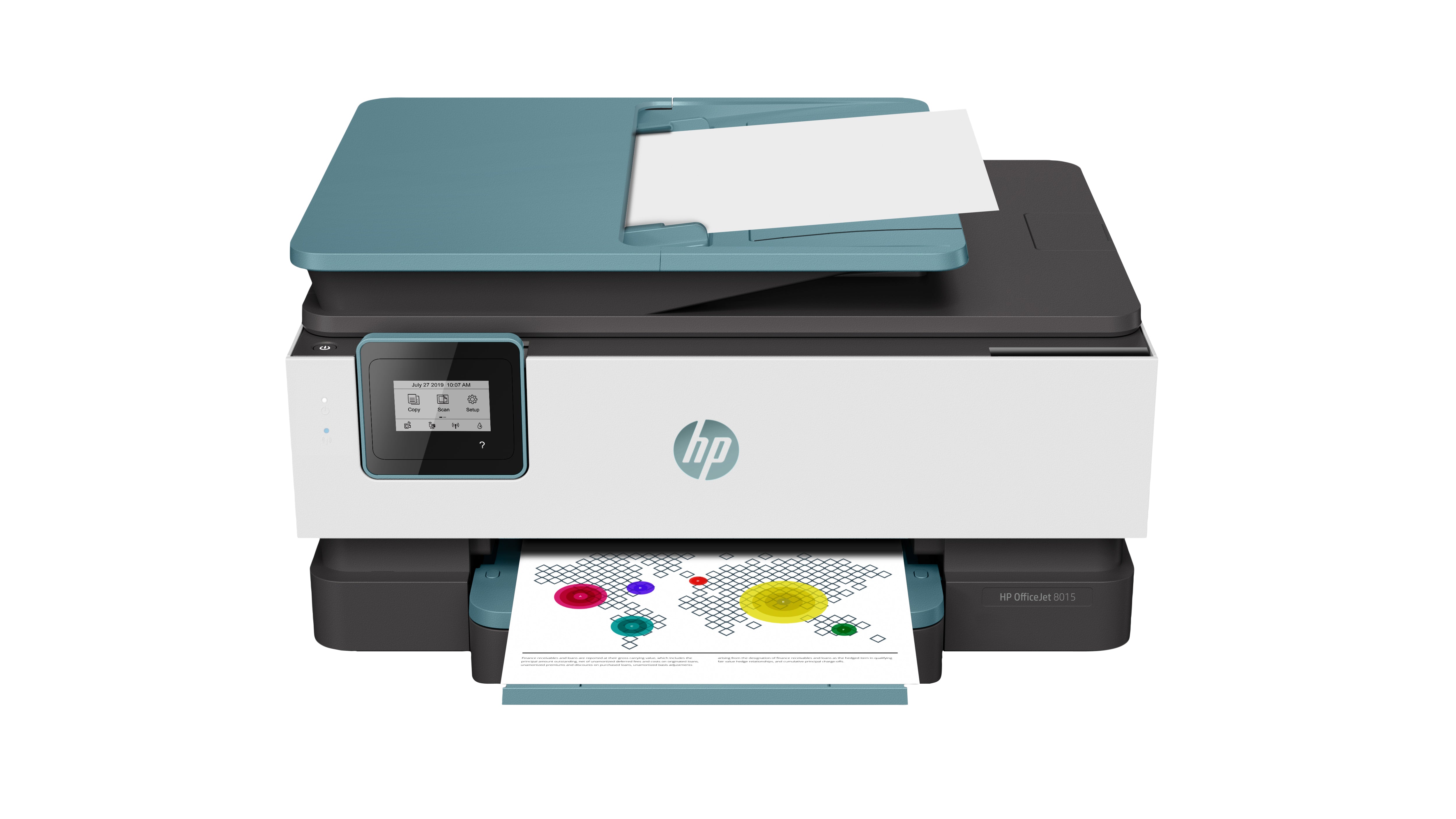 HP OfficeJet 8015 All-in-One – Farbtintenstrahl-Multifunktionsdrucker, A4, 3-in-1, Duplex, ADF, WLAN