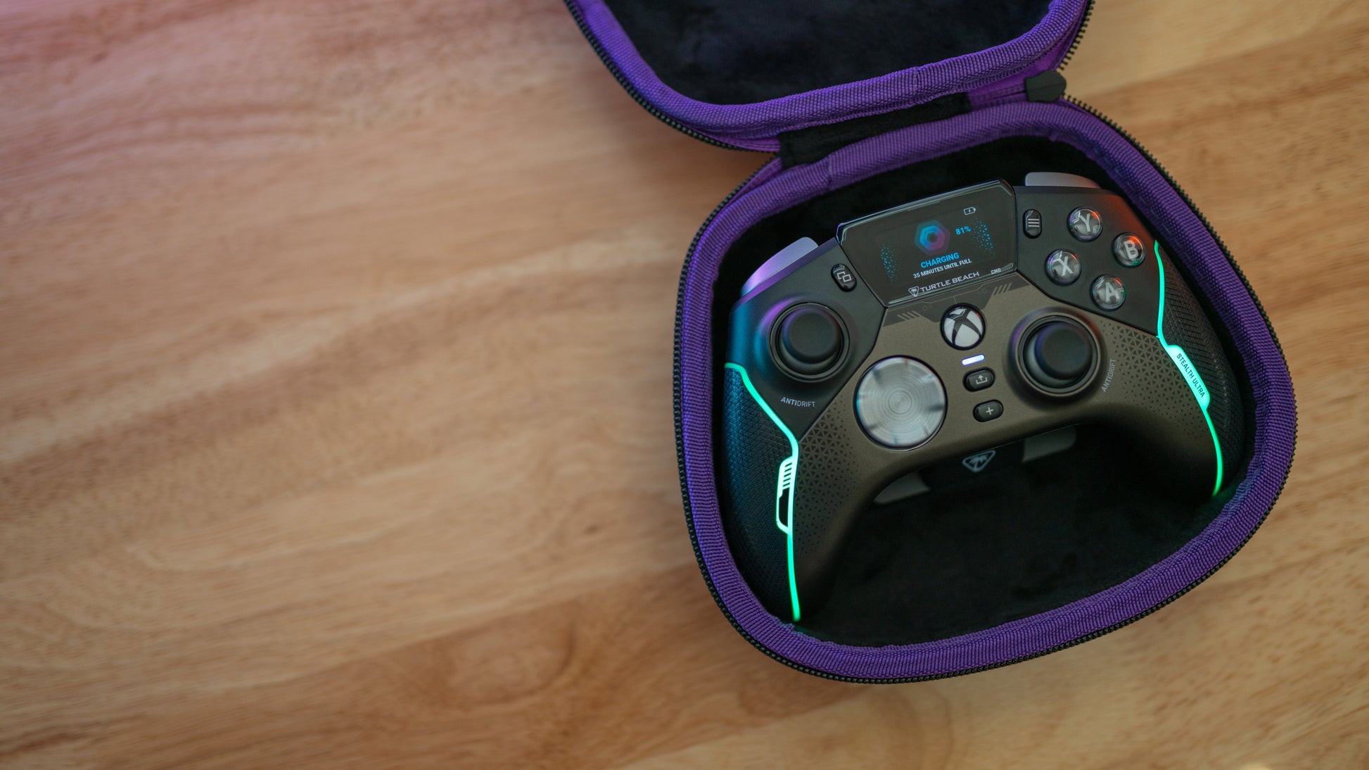 Turtle Beach Stealth Ultra – Gamepad – USB + RF + Bluetooth, Eingebautes Display, für Xbox & PC