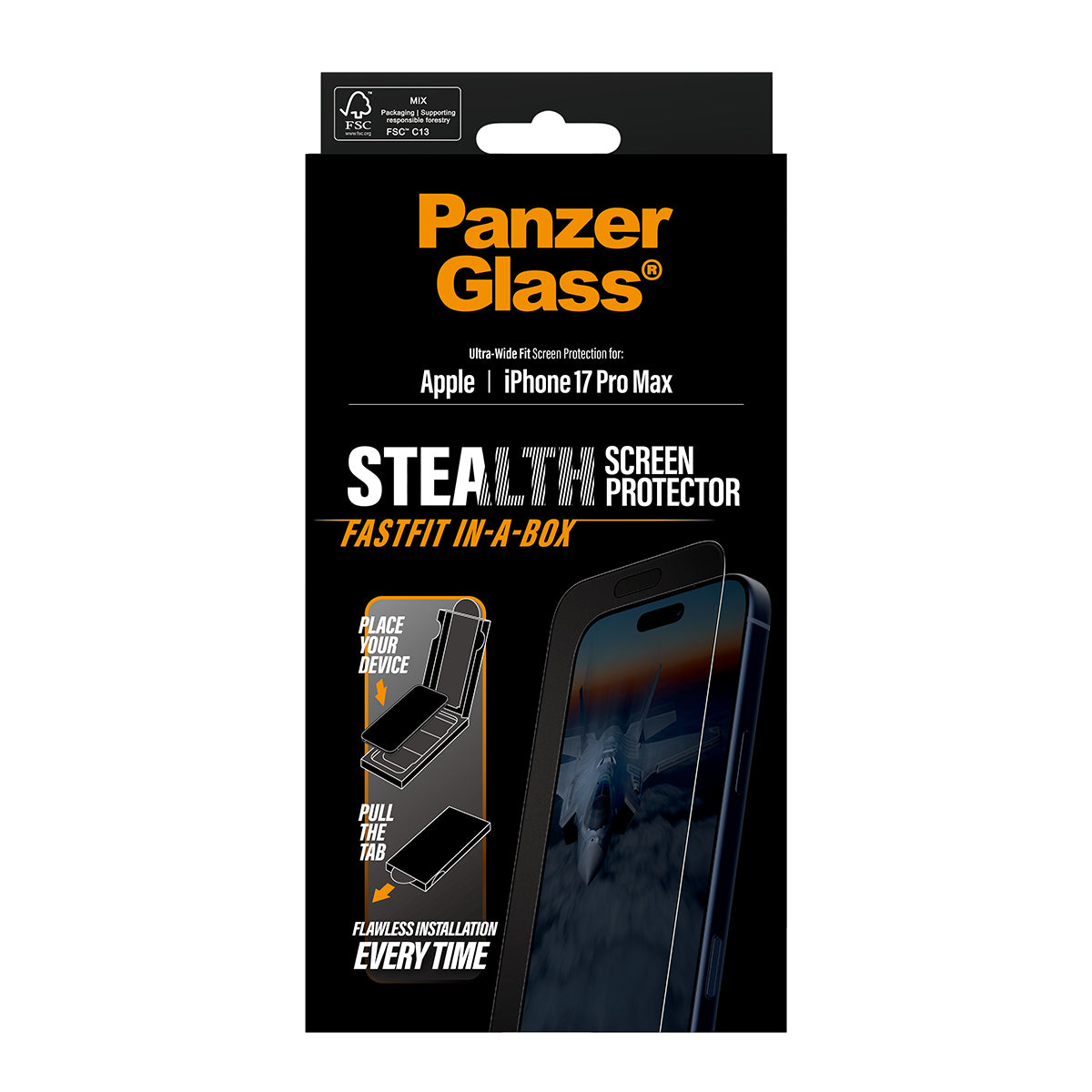 PanzerGlass Backcover Stealth – für Apple iPhone 17 Pro Max