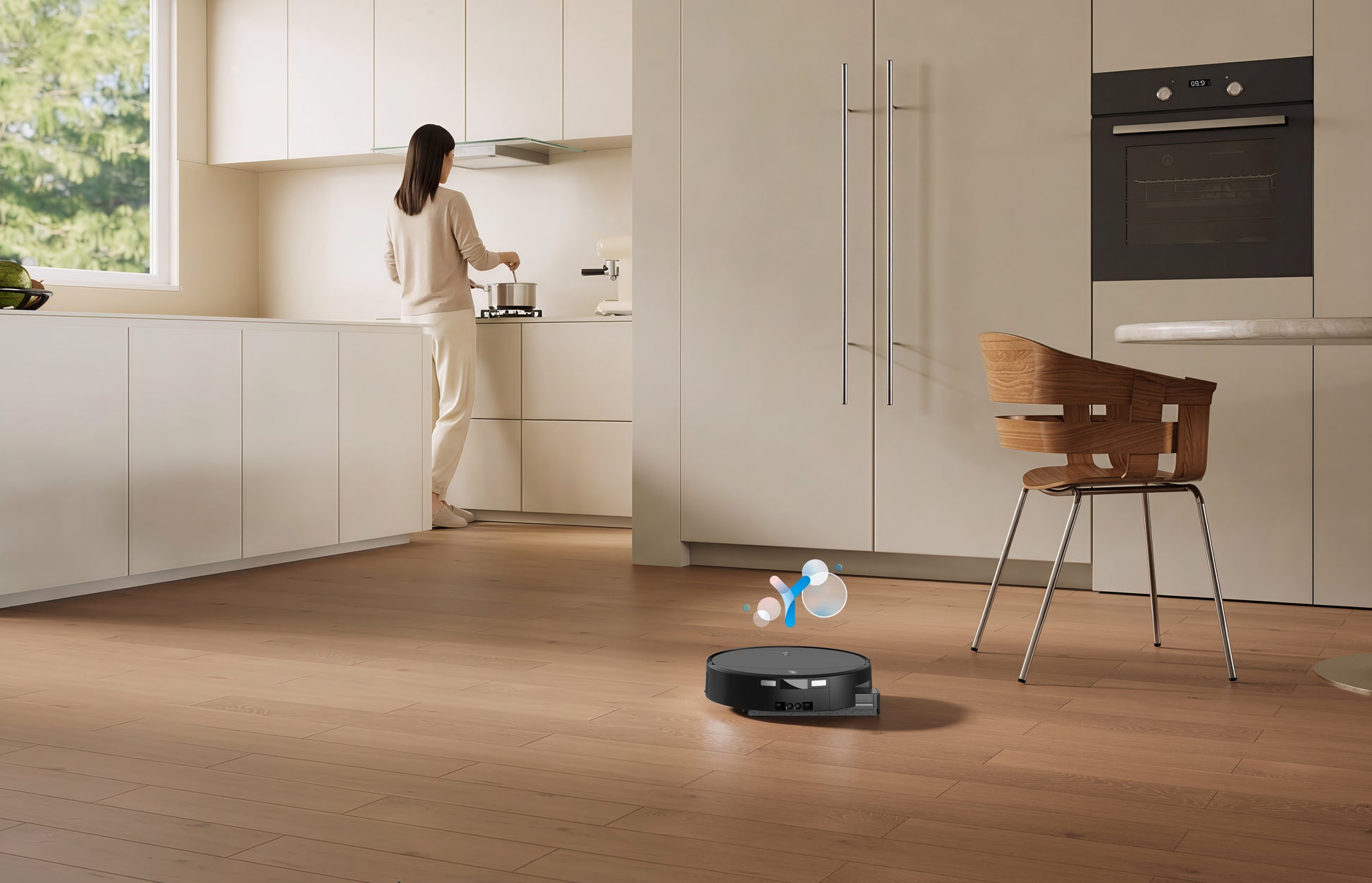 Ecovacs Deebot T90 PRO OMNI Saugroboter mit Absaugstation und Wischfunktion – 30000 Pa, 350 min, Höhe 98 mm