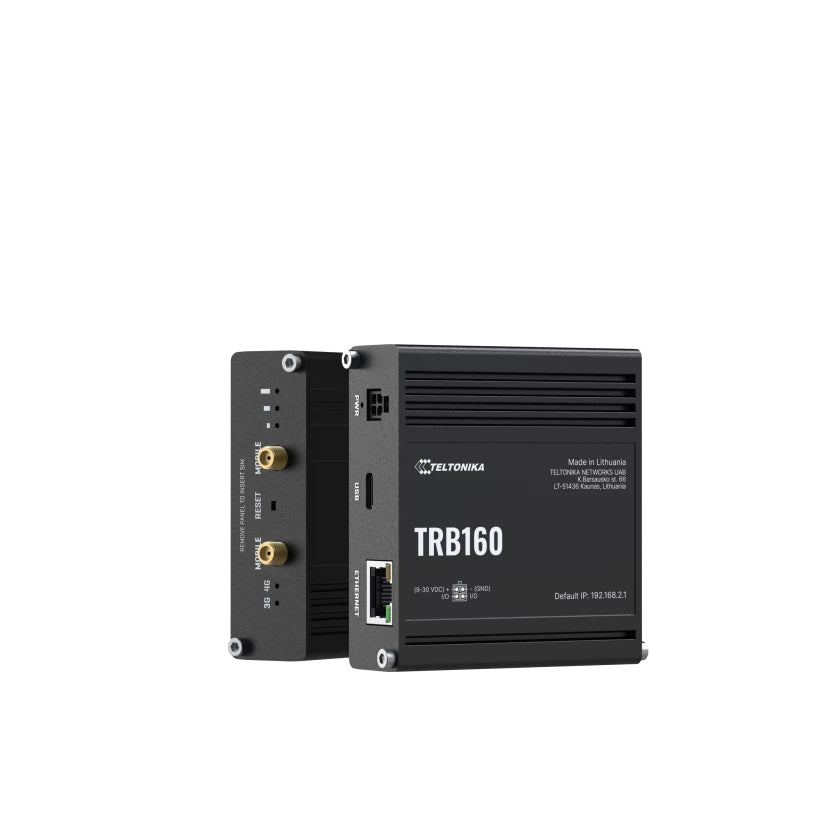 Teltonika TRB160 – VPN-Router – LTE Cat 6, 300 Mbit/s, 1×GbE, USB-C