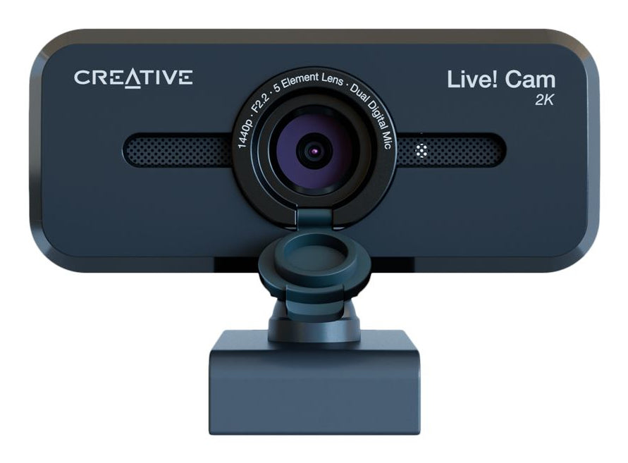 Creative Labs Creative Live Cam Sync V3 Webcam – 2K, 30 fps, USB 2.0 – Schwarz