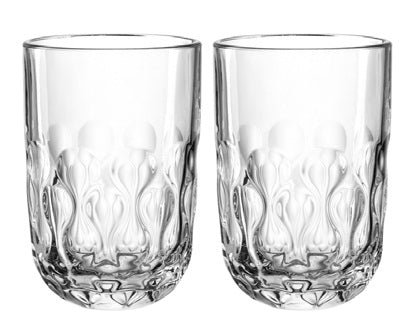 LEONARDO Cappuccinotasse – 2er Set, 380 ml, Ø 8,0 cm, H 12,0 cm, Glas, Transparent