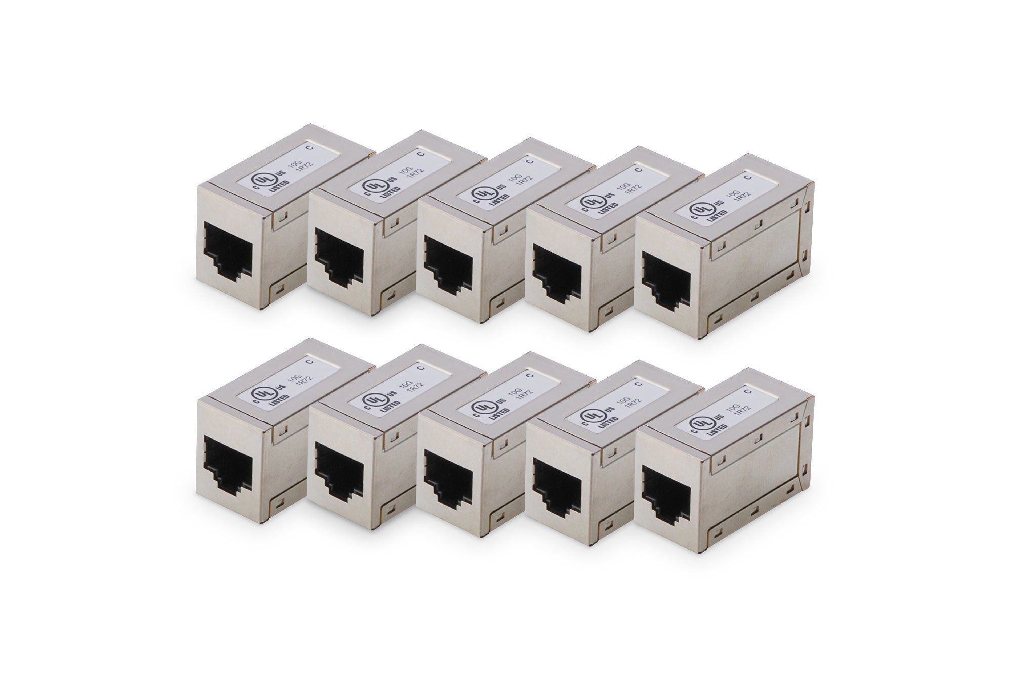Digitus Ethernet (RJ-45) (Buchse) auf Ethernet (RJ-45) (Buchse) Adapter, Cat 6, geschirmt, Metallgehäuse
