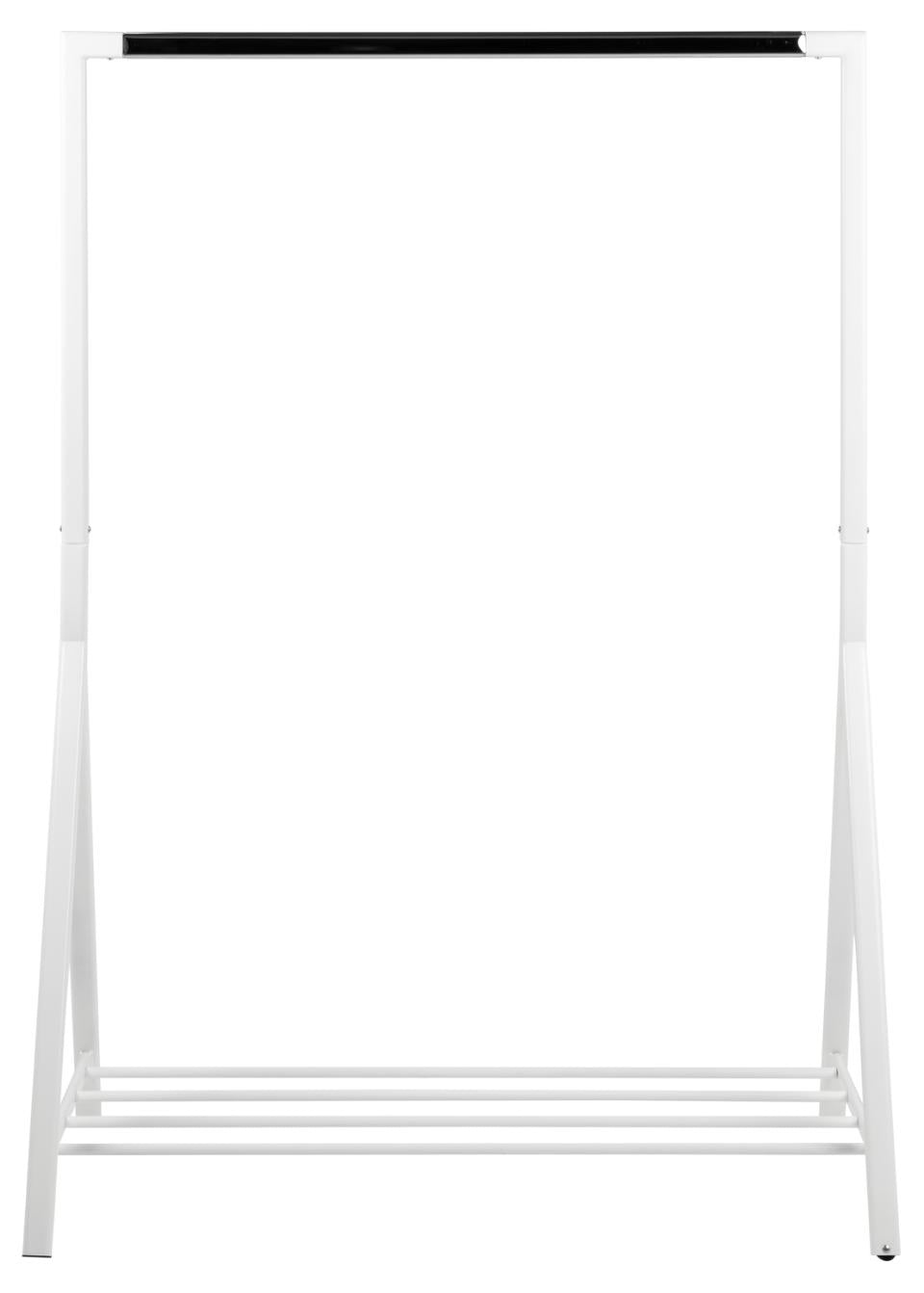 Actona Garderobenständer – Stahl, Weiss, 117 × 59 × 165 cm