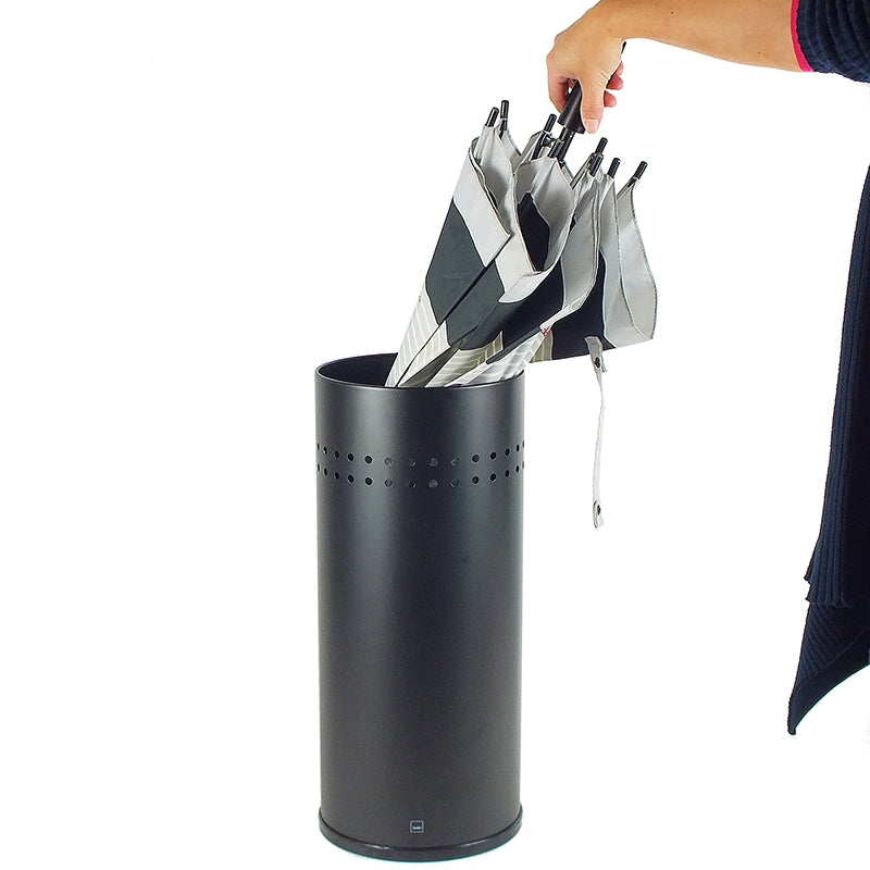 Kela 21364 Schirmständer – Metall – Schwarz – Ø 210 × H 500 mm