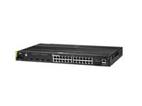 HPE Aruba 4100i – Managed L2 Switch – 24× 1G, 4× SFP+, PoE/PoE+/PoE++, PoE-Budget 240 W, 19", 1U
