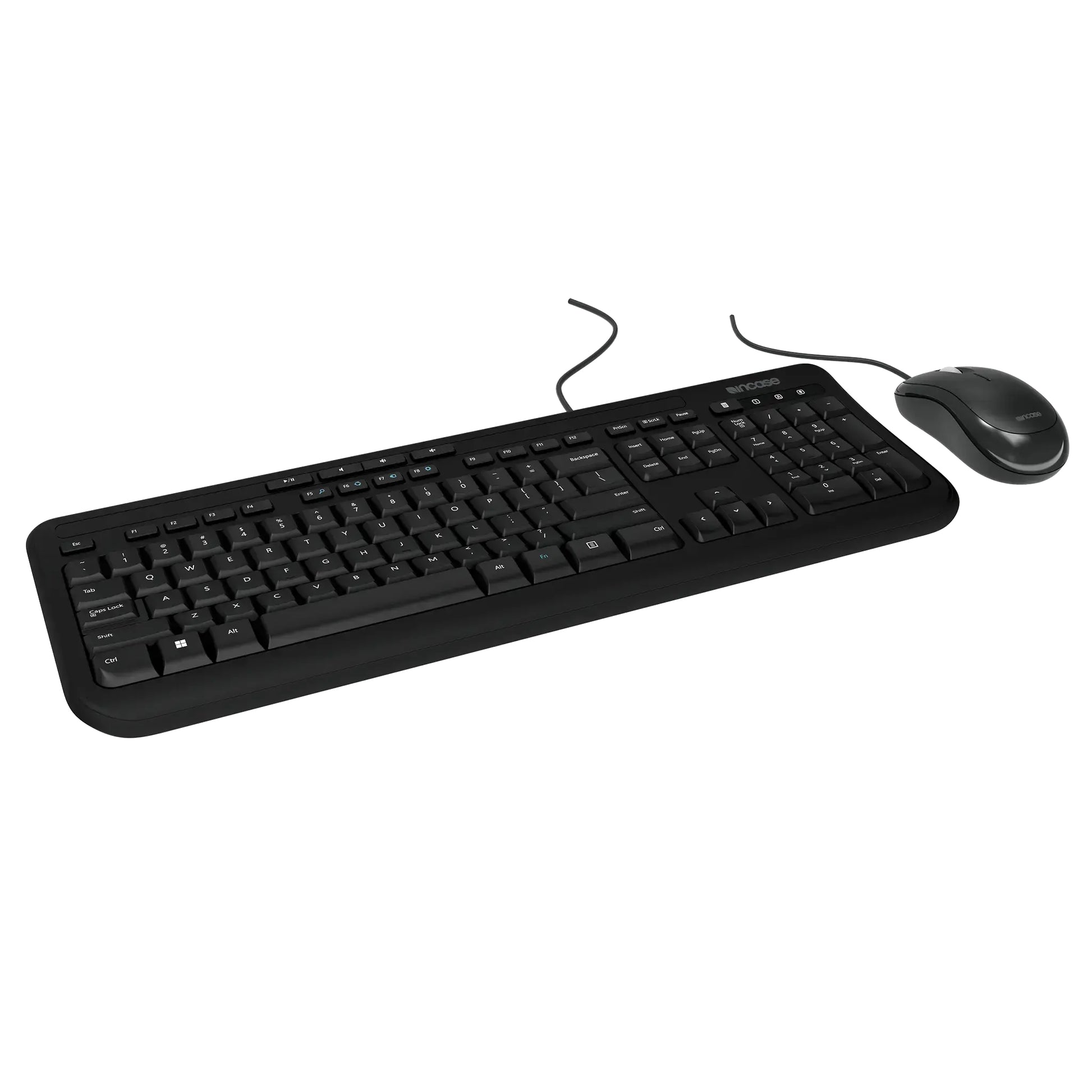 Incase Desktop 600 – Tastatur-Maus-Set – 100% – kabelgebunden – USB – QWERTZ (DE) – schwarz