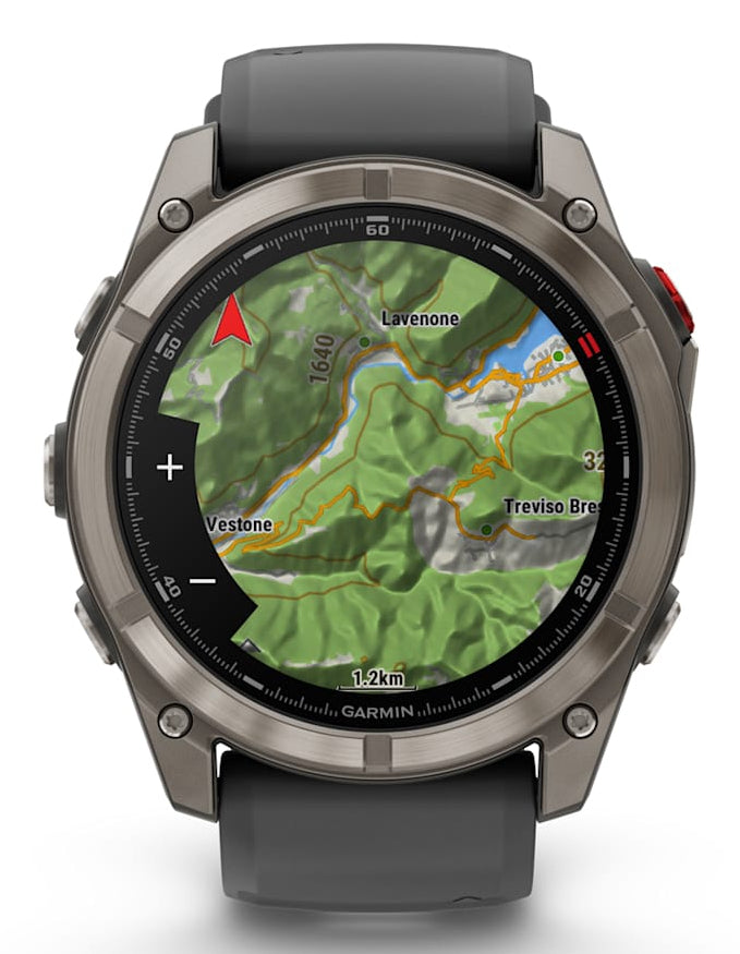Garmin fenix 8 Pro LTE – GPS-Smartwatch – 51 mm, 1,4" AMOLED, LTE, Saphirglas, 100 m, Graphit/Schwarz