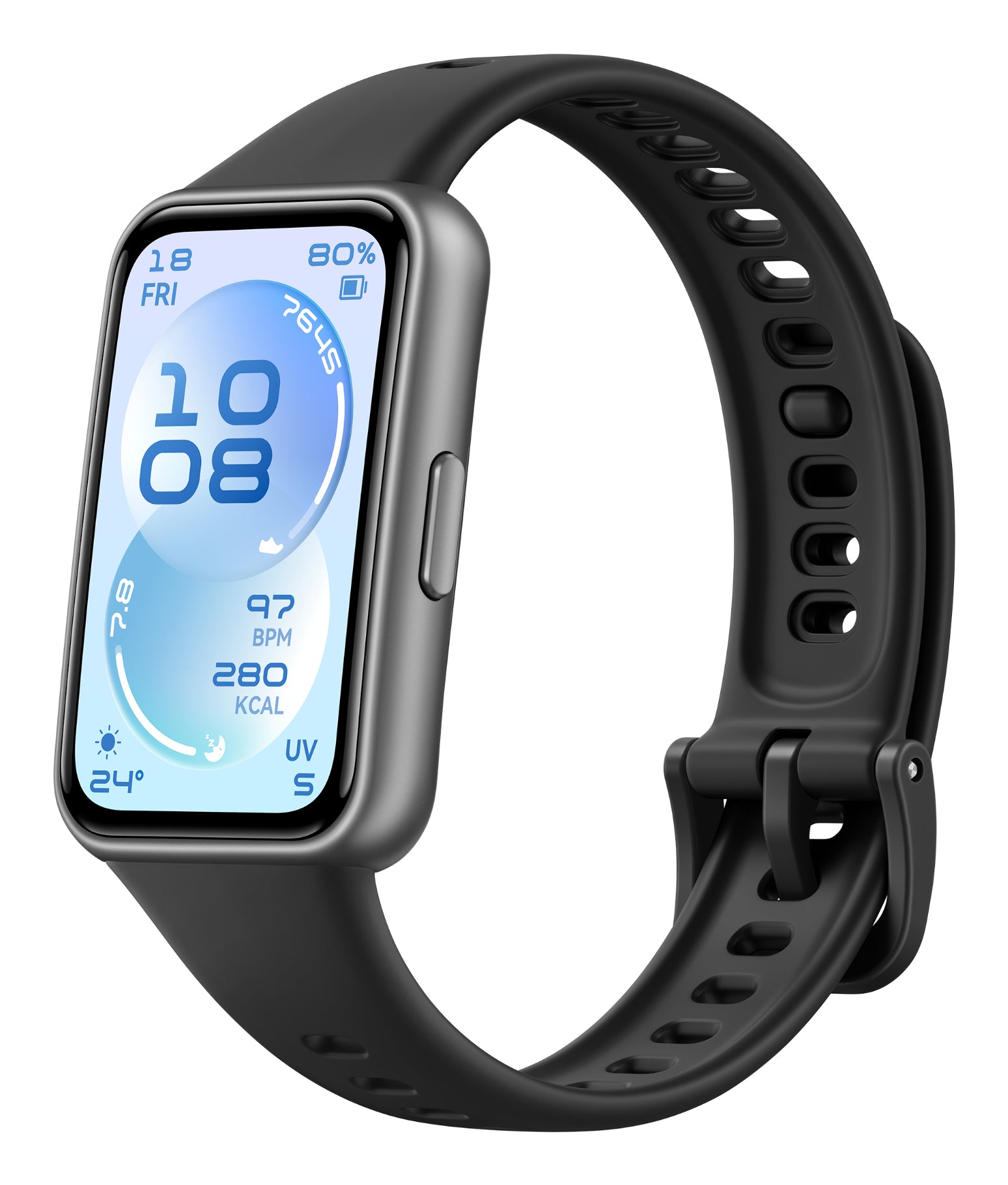 Huawei Activity Tracker AMOLED – Polymer Schwarz, 50 m, für iPhone