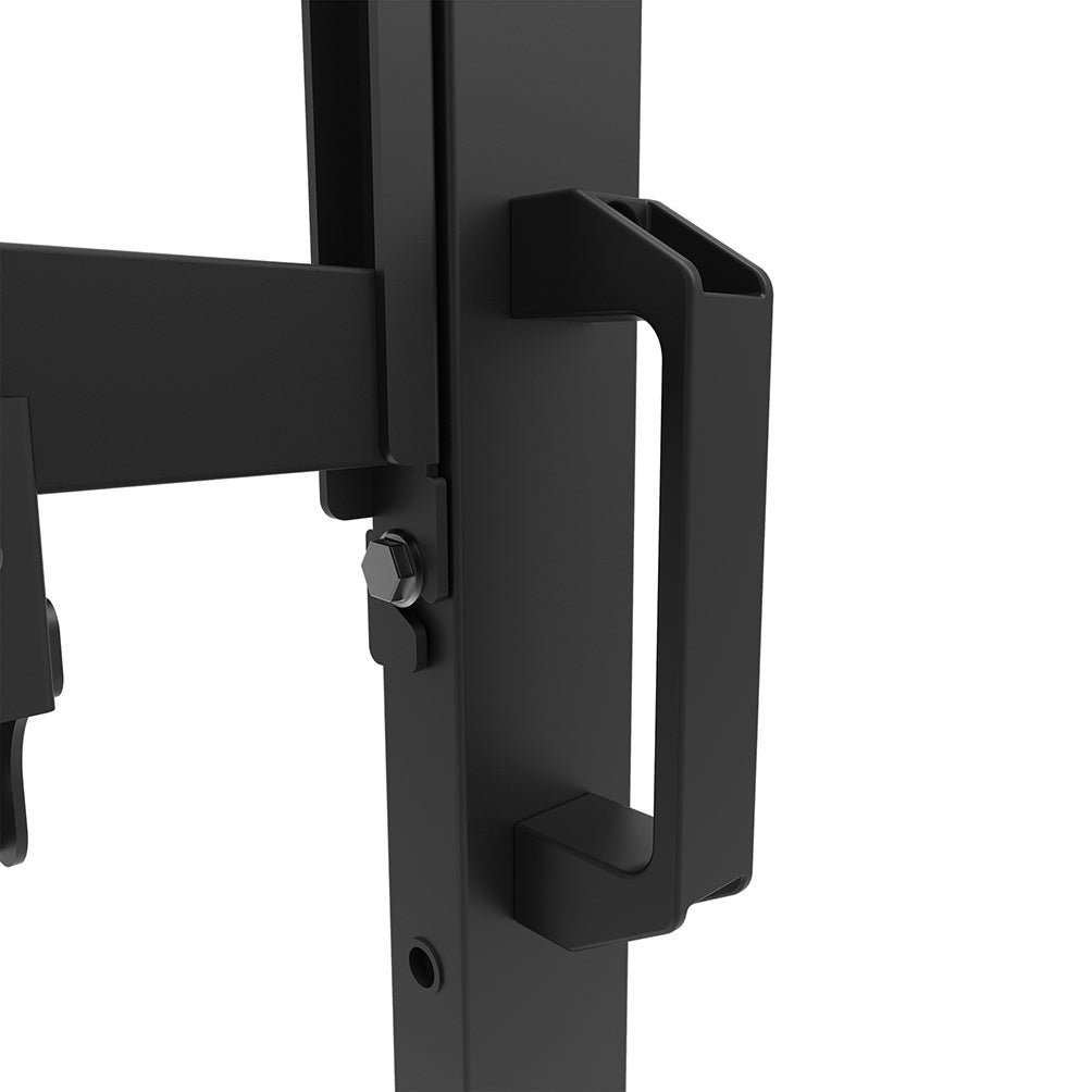 Neomounts FL50-575BL1 – Trolley, höhenverstellbar, für 65–109,8", VESA 100×100–1000×600, bis 125 kg, schwarz