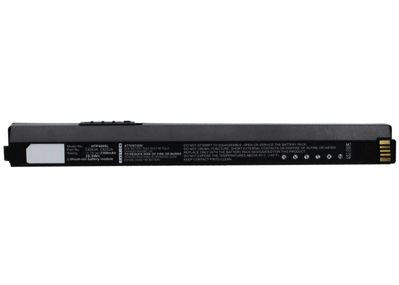 CoreParts Akku 2300 mAh 11,1 V – für Deskjet 450/460/470 und andere, C8222A