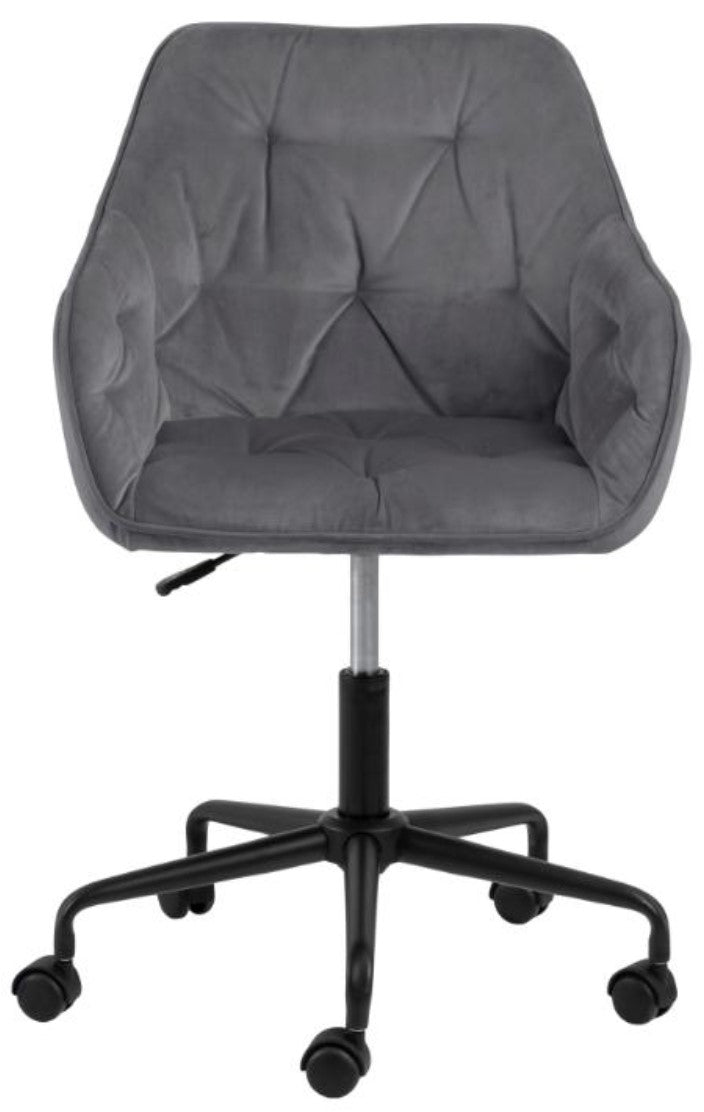 Actona AC Design Bürostuhl Brooke – dunkelgrau, Metallgestell