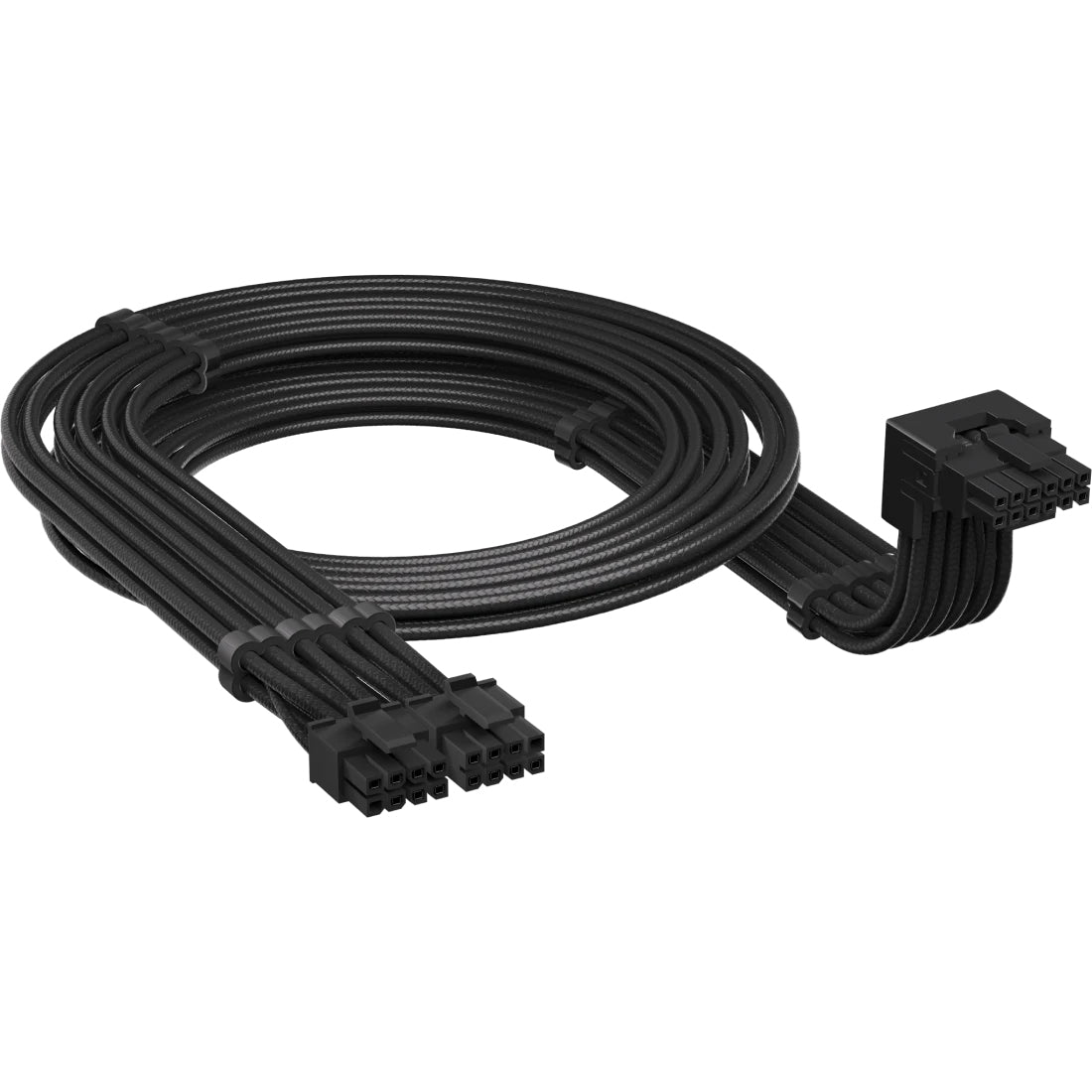 Corsair PCIe Stromkabel – 12V-2×6–12VHPWR, 0,65 m, gewinkelt, schwarz