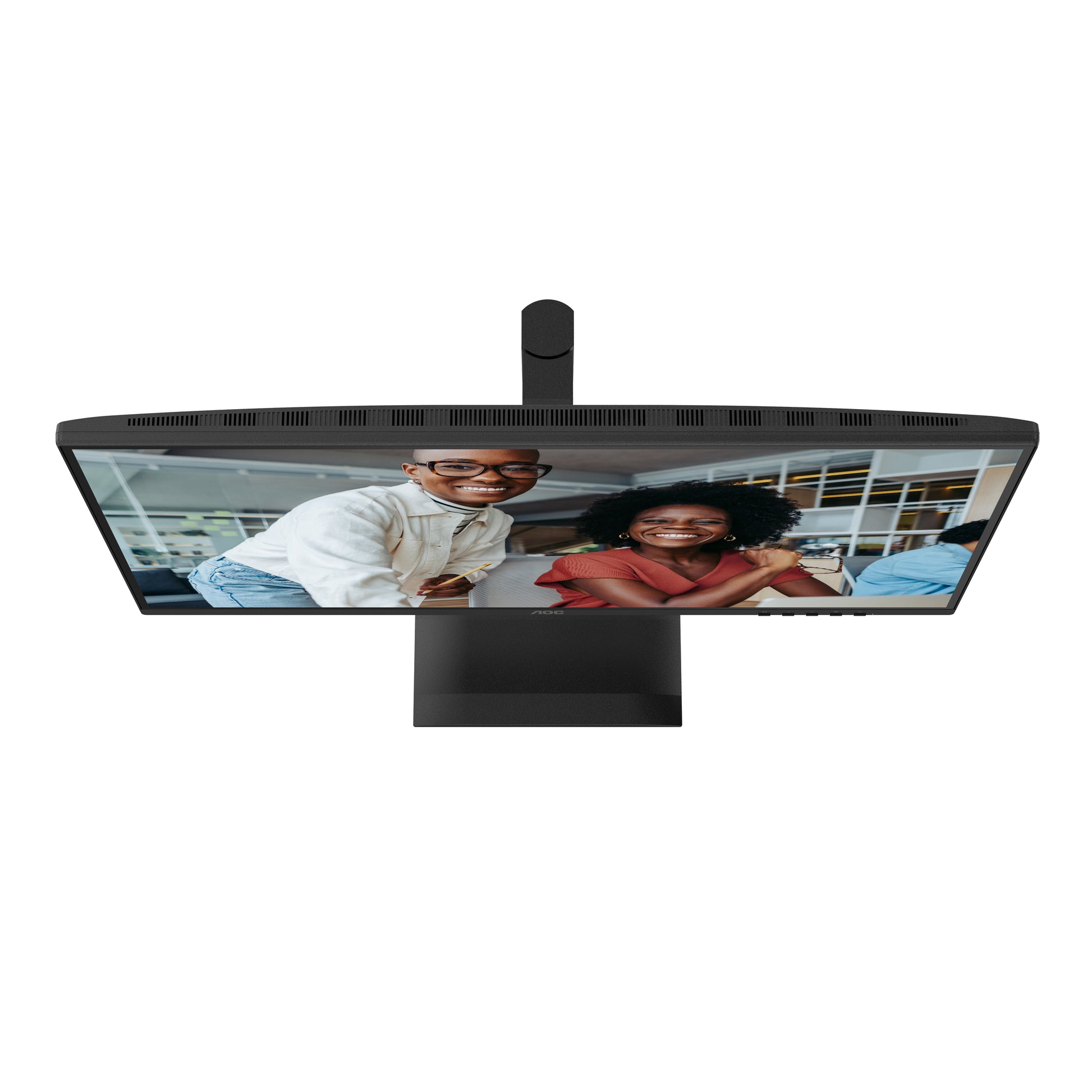 AOC 27E4CV – Monitor, 27", IPS, 120 Hz, 300 cd/m², USB-Hub, Lautsprecher, Adaptive Sync, Schwarz