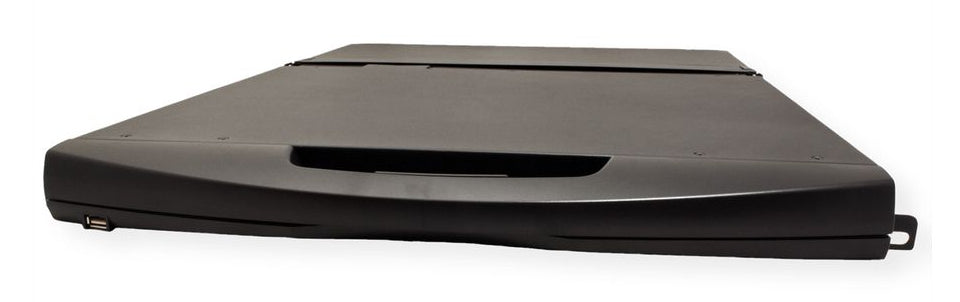 VALUE 19" Rack-LCD-Konsole – 8-Port VGA KVM – 1366 × 768, USB 2.0, CH-Layout – 1U