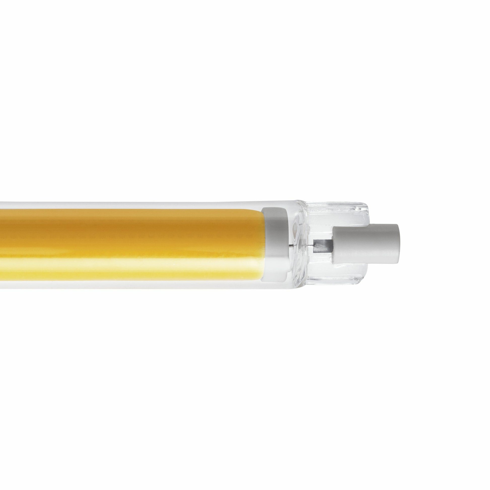 EGLO Leuchtmittel R7s Stabform – 806 lm, 8 W, Warmweiss 2700 K, dimmbar – IP20 – 1 Stk. – Transparent, Glas