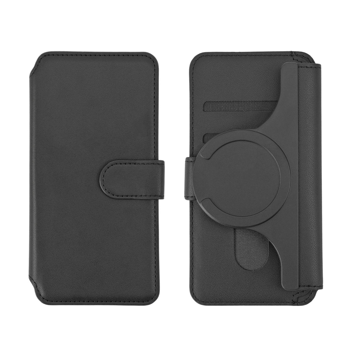 4smarts MagWallet CardCaddy L – Kartenhalter/Wallet – MagSafe – für iPhone (MagSafe) – Schwarz