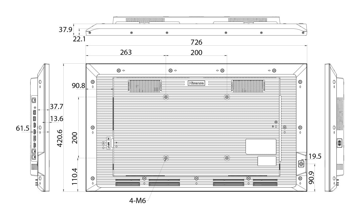 Hisense 32DM66D – 32", 1920 × 1080 (Full HD), IPS, LAN