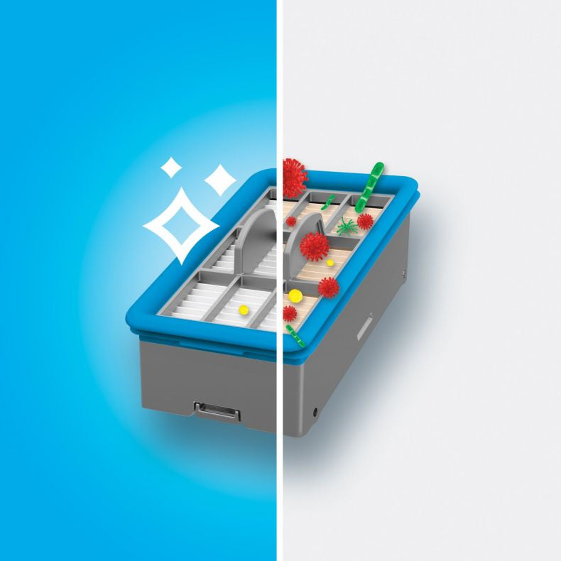 Bissell Bürsten-Set – blau, grau – für CrossWave Edge 4088N