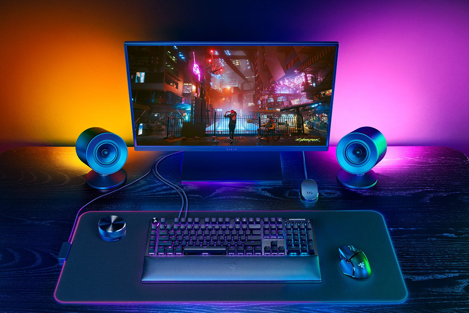 Razer Nommo V2 Pro – PC-Lautsprecher-Set – 2.1, mit Subwoofer, Bluetooth 5.3, Schwarz