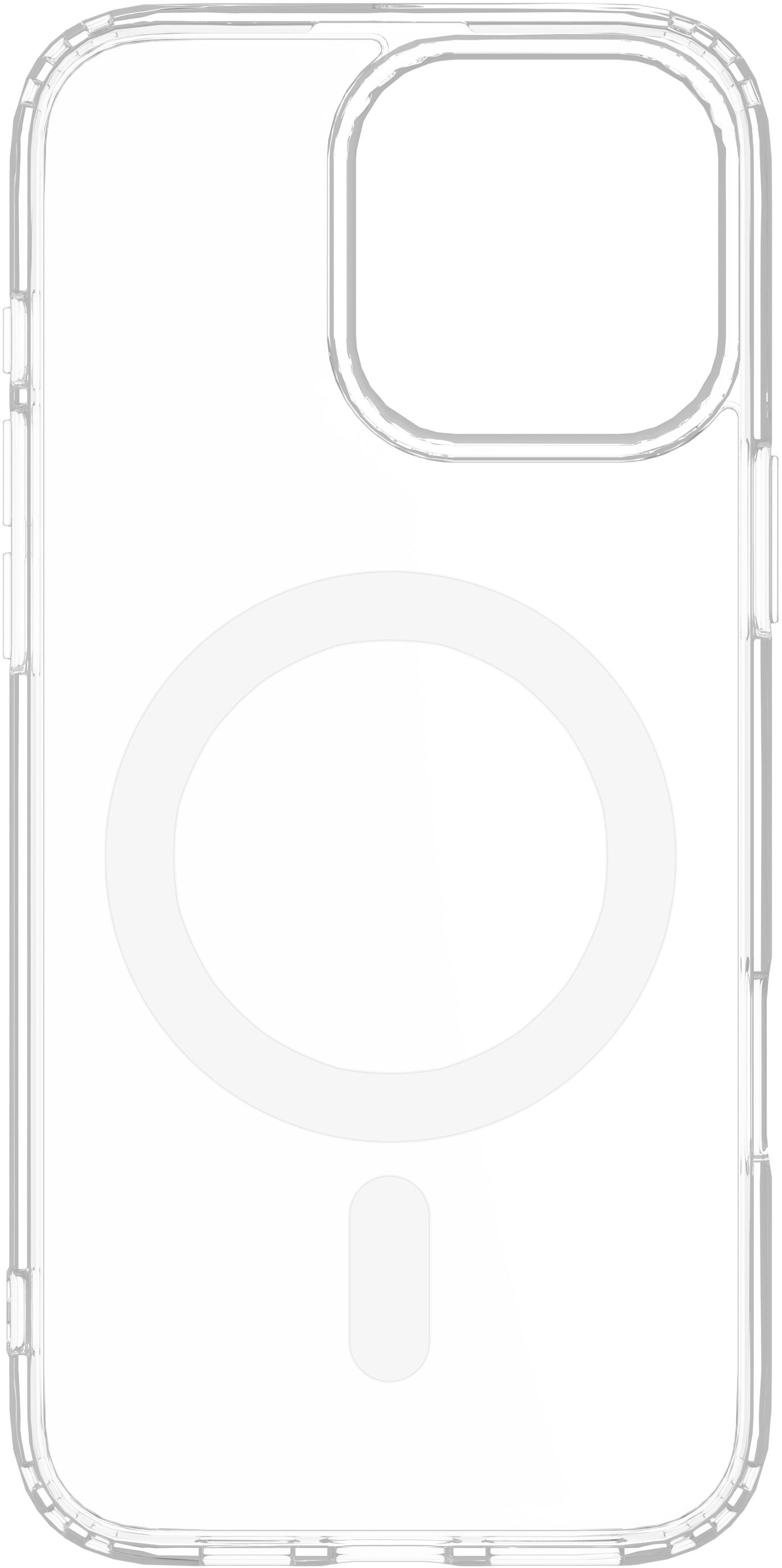eSTUFF INFINITE OSLO Backcover – für Apple iPhone 16 Pro, MagSafe, PC+TPU, Transparent, GRS