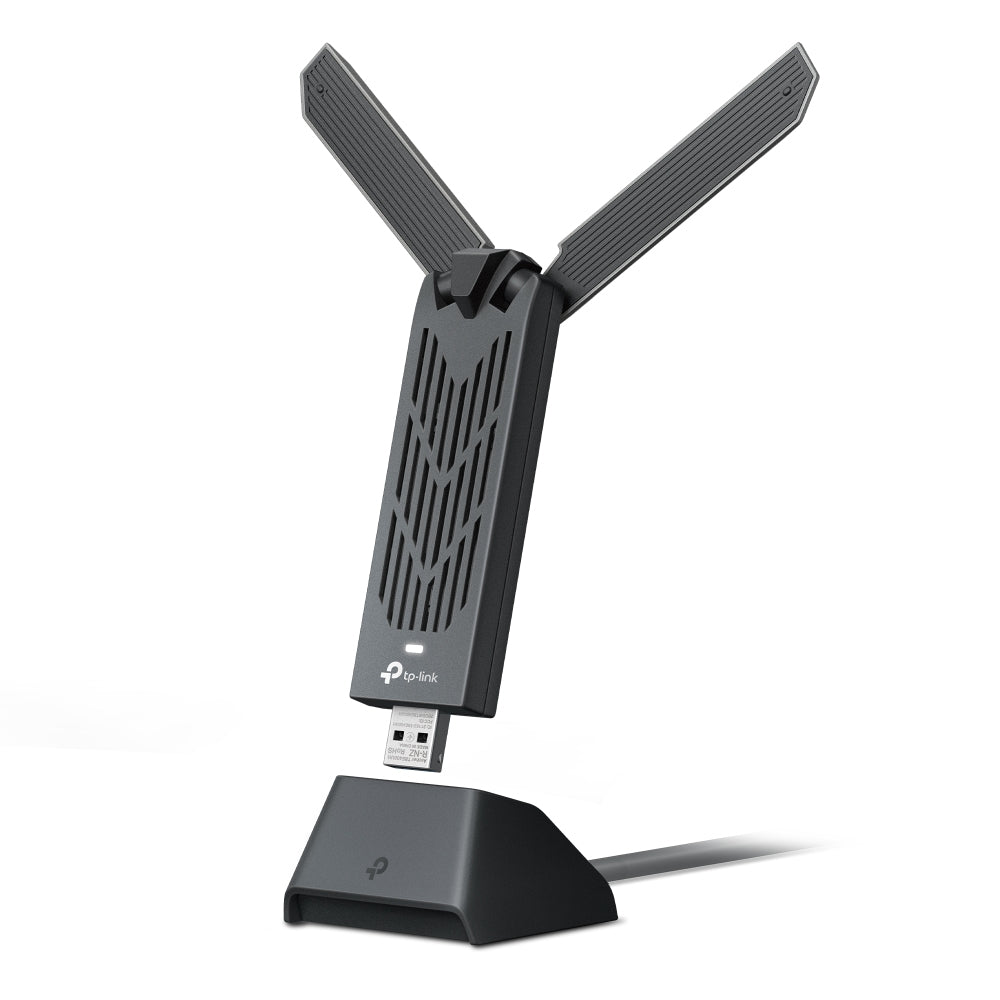 TP-Link Archer TBE400UH (BE6500) USB-WLAN-Adapter – Wi-Fi 7 (802.11be), Tri-Band 6/5/2,4 GHz