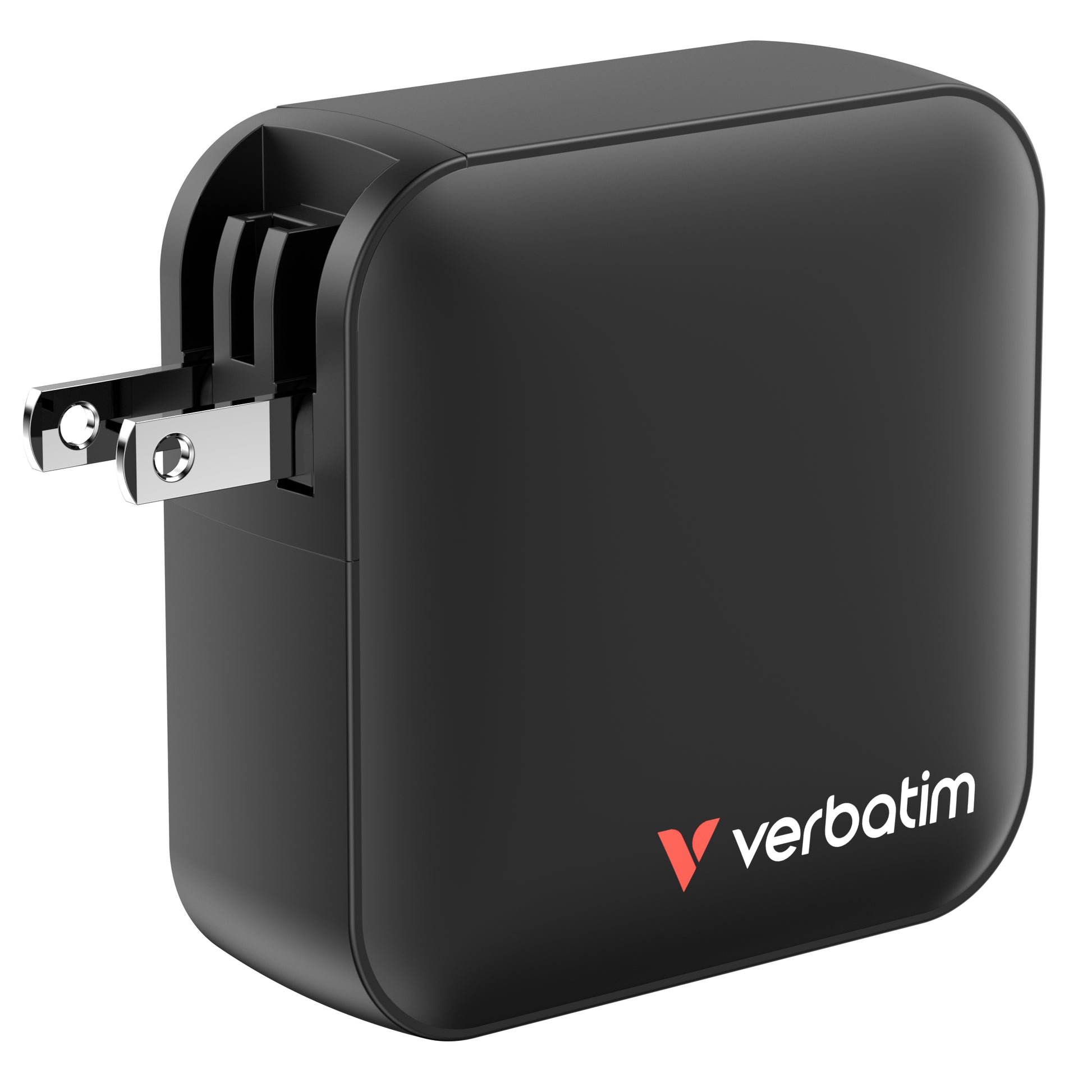 Verbatim Mini Ladegerät (US/EU/UK) – 165 W, 4× Ports, GaN
