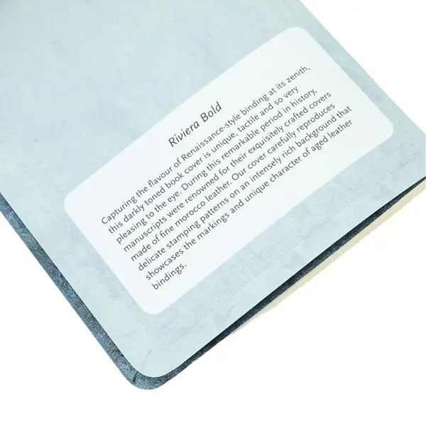 Paperblanks Notizheft – A6 – Liniert 5 mm – 80 Seiten – 100 g/m² – Softcover, Perforiert – Blau – FSC