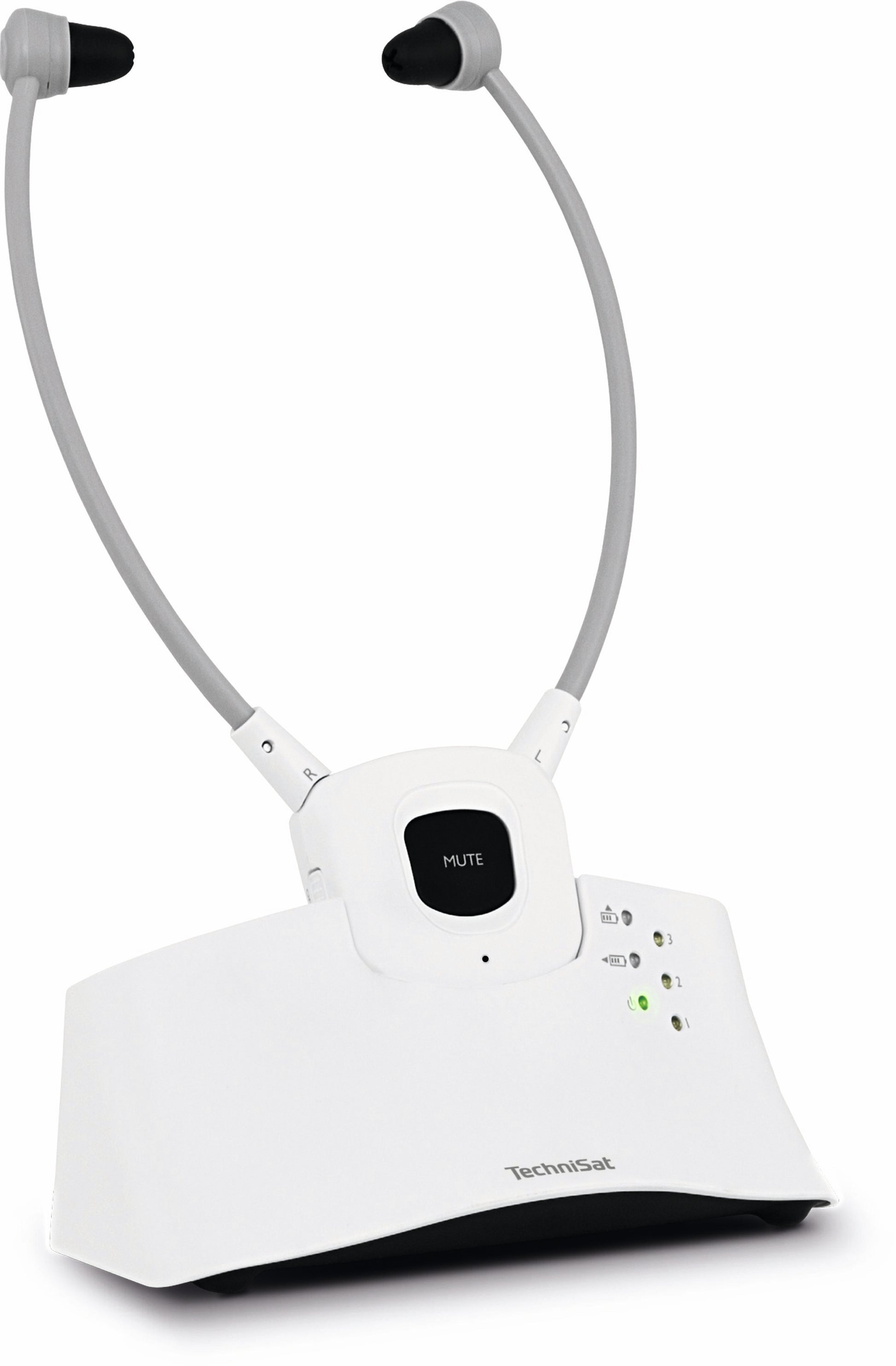TechniSat Stereoman ISI 3 In-Ear Headset – Stereo, Kabel + BT, Weiss