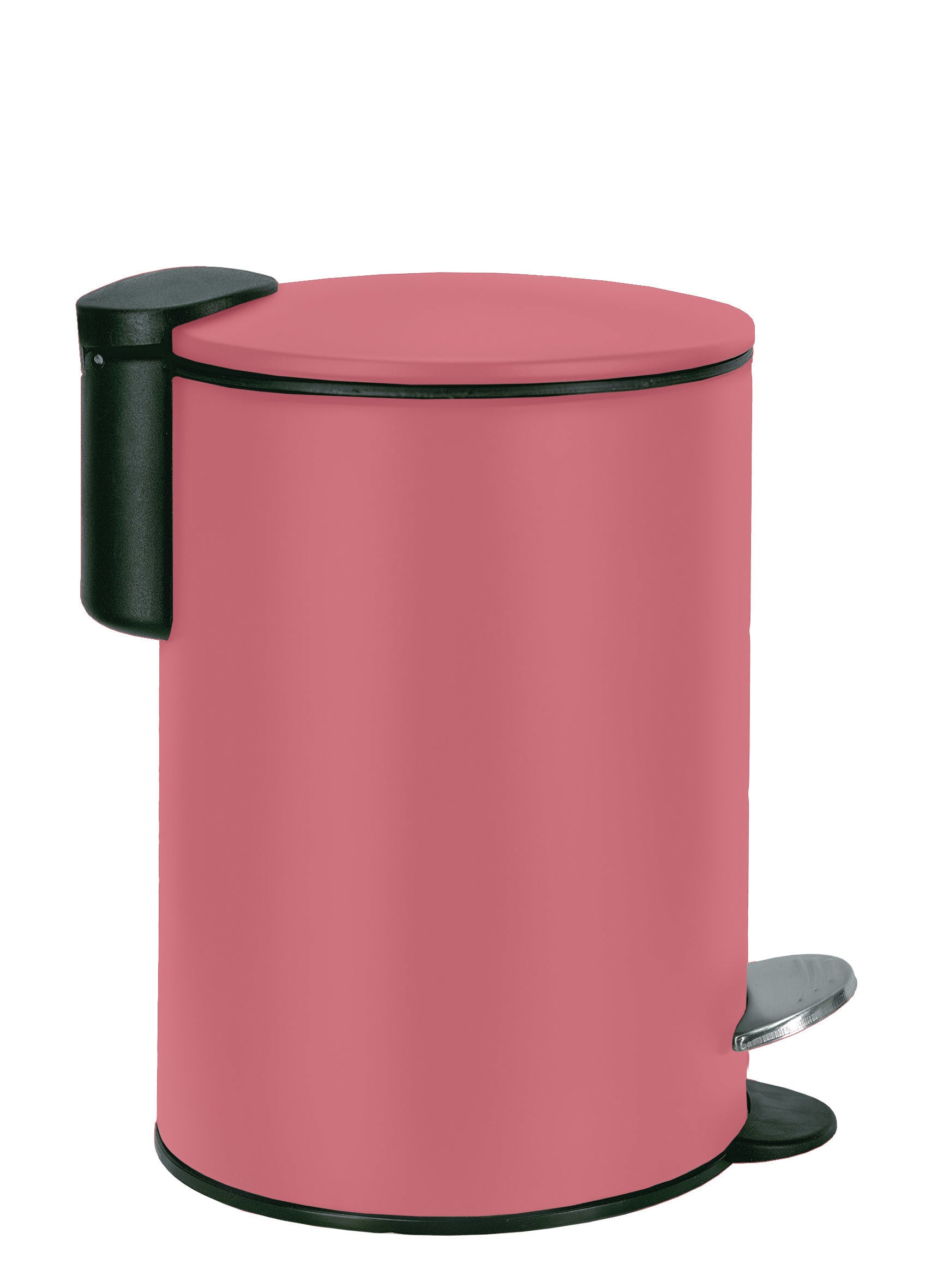 Kleine Wolke Treteimer Silence – 3 l – Metall, oval – Beerenrot
