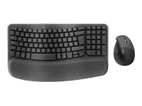 Logitech Wave Keys & Lift Combo – Tastatur-Maus-Set – QWERTZ (CH) – Graphit
