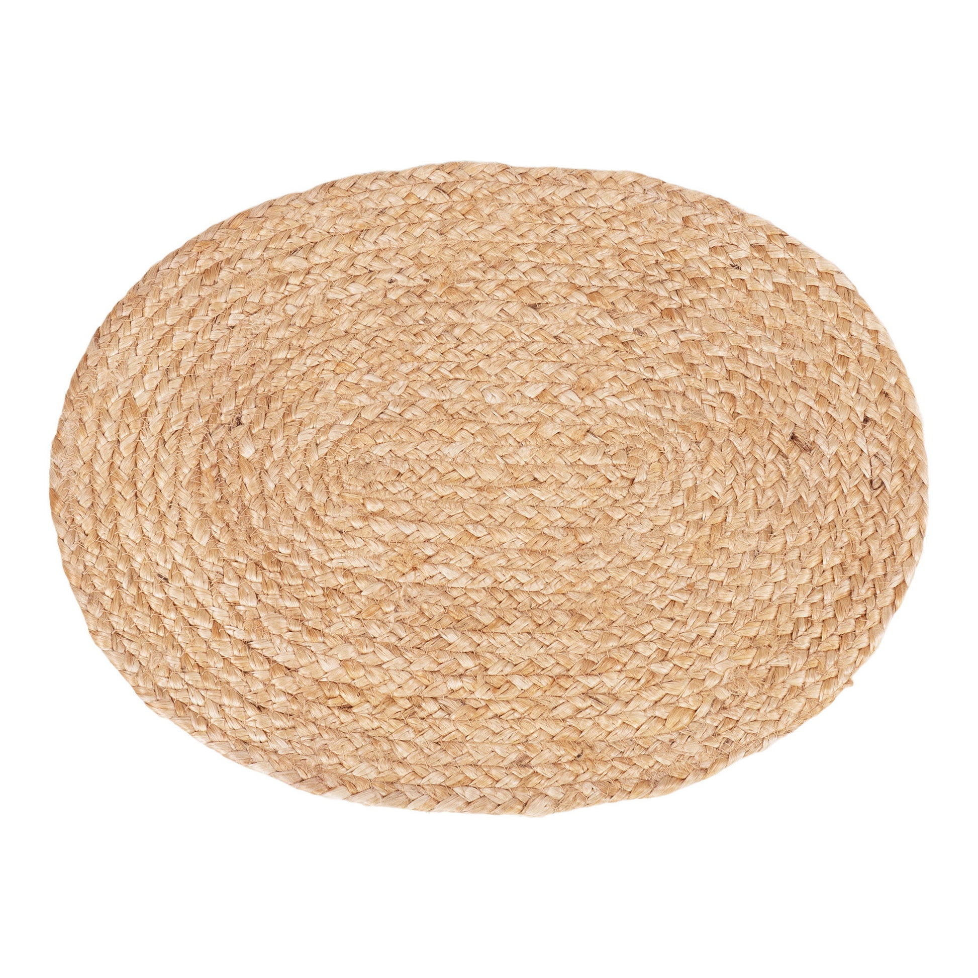 House Nordic Tischset Bombay – oval, Jute, natur, 45 × 35 cm – 4er-Set