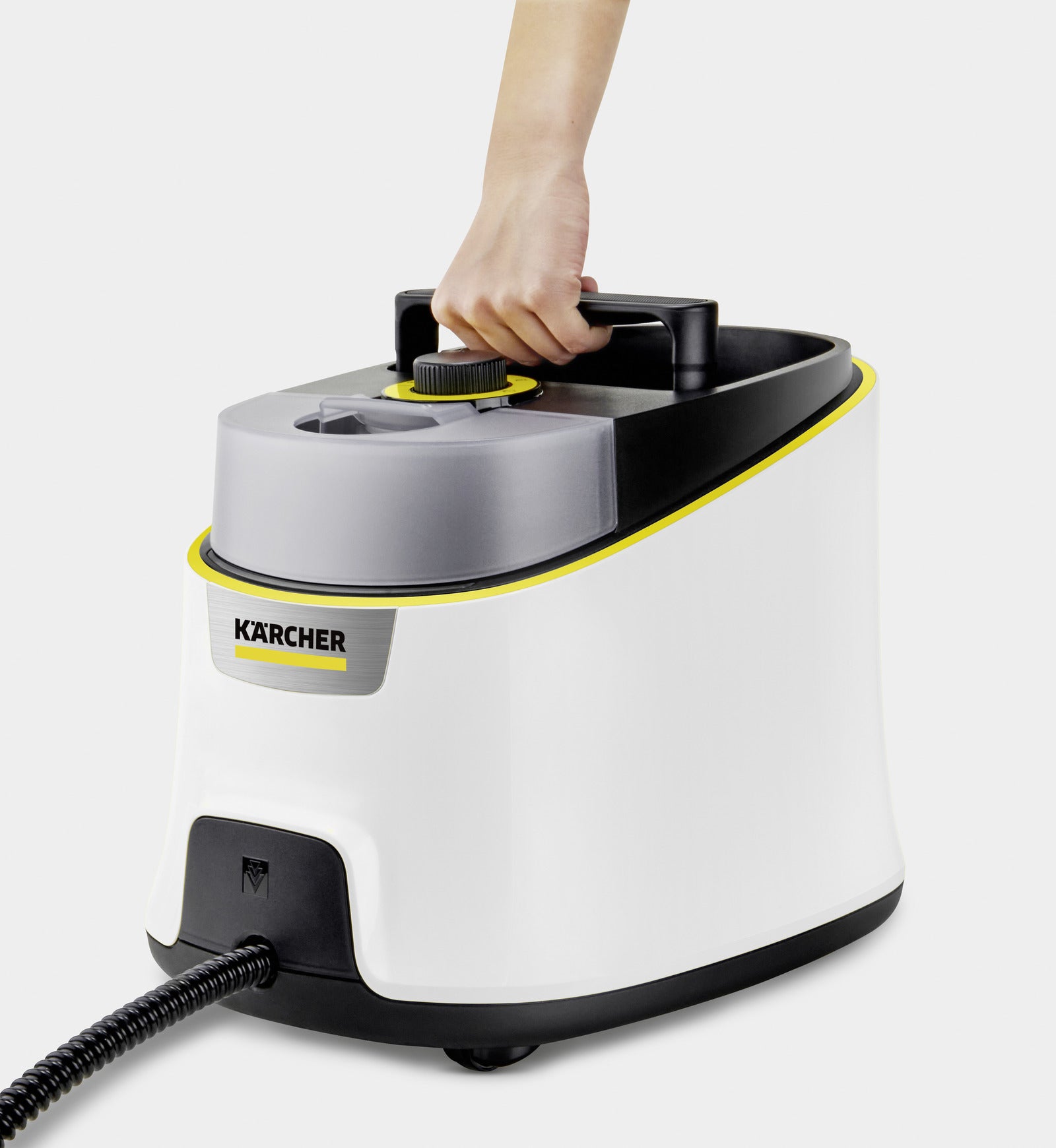 Kärcher Dampfreiniger – 1300 ml, weiss, für Hartböden