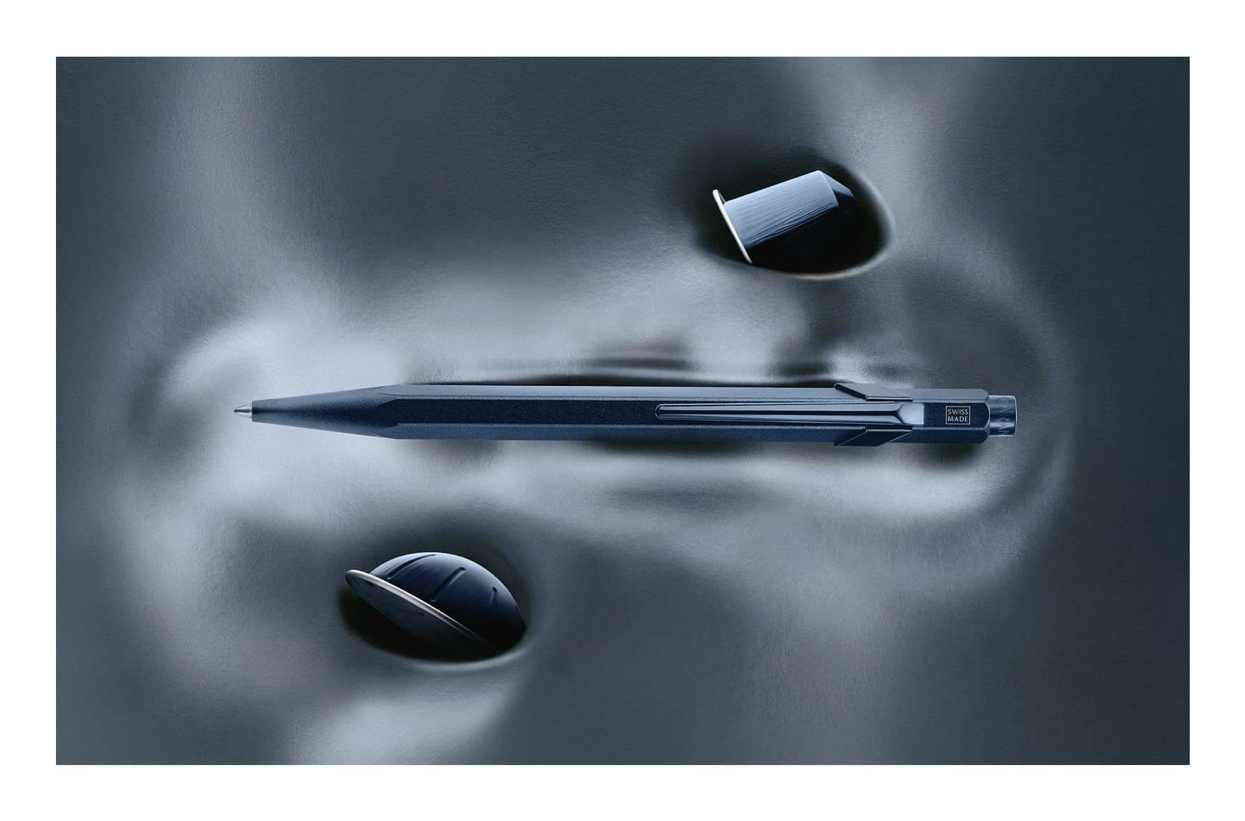 Caran d-Ache Caran d'Ache Kugelschreiber – Nachtblau, Aluminium