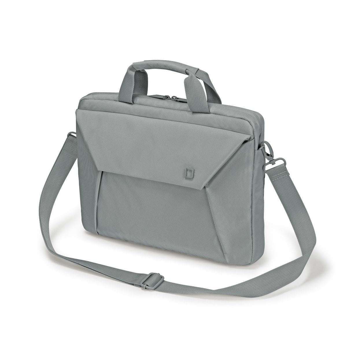 DICOTA Slim Case EDGE Notebook-Tasche bis 11,6" – Tragegriff, Schultergurt – Grau