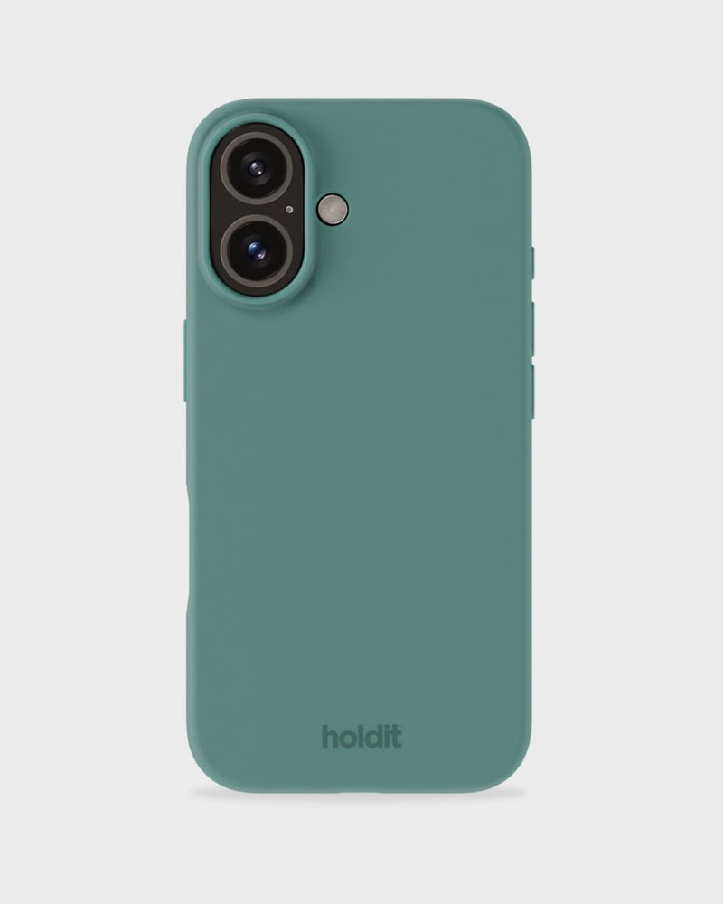 HoldIt Backcover – für Apple iPhone 16 Plus – grün – Silikon