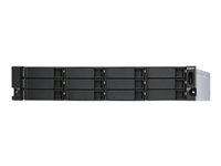 QNAP TL-R1200S-RP – 12-Bay Rack 2U HDD/SSD-Gehäuse – redundantes Netzteil, für 2,5"/3,5" HDD/SSD, SATA