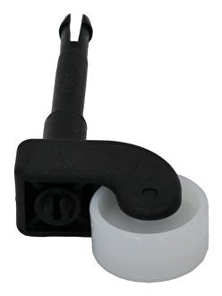 Wedo Ersatzrolle – für Rollhocker Carfa und Q-Connect, Grau, Kunststoff