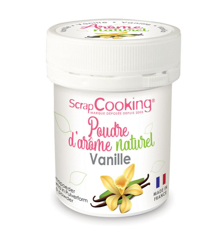 ScrapCooking Natürliches Vanille-Aroma Pulver – 15 g