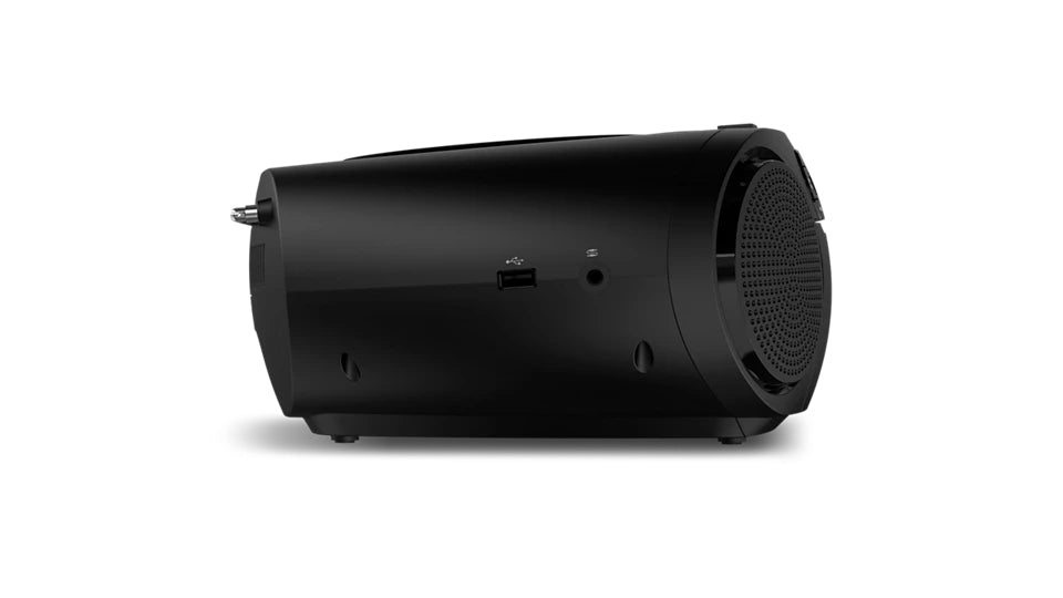 Philips TAZ2500/10 – Portabler CD-Player, DAB+/UKW, Kassettendeck, Bluetooth – Schwarz