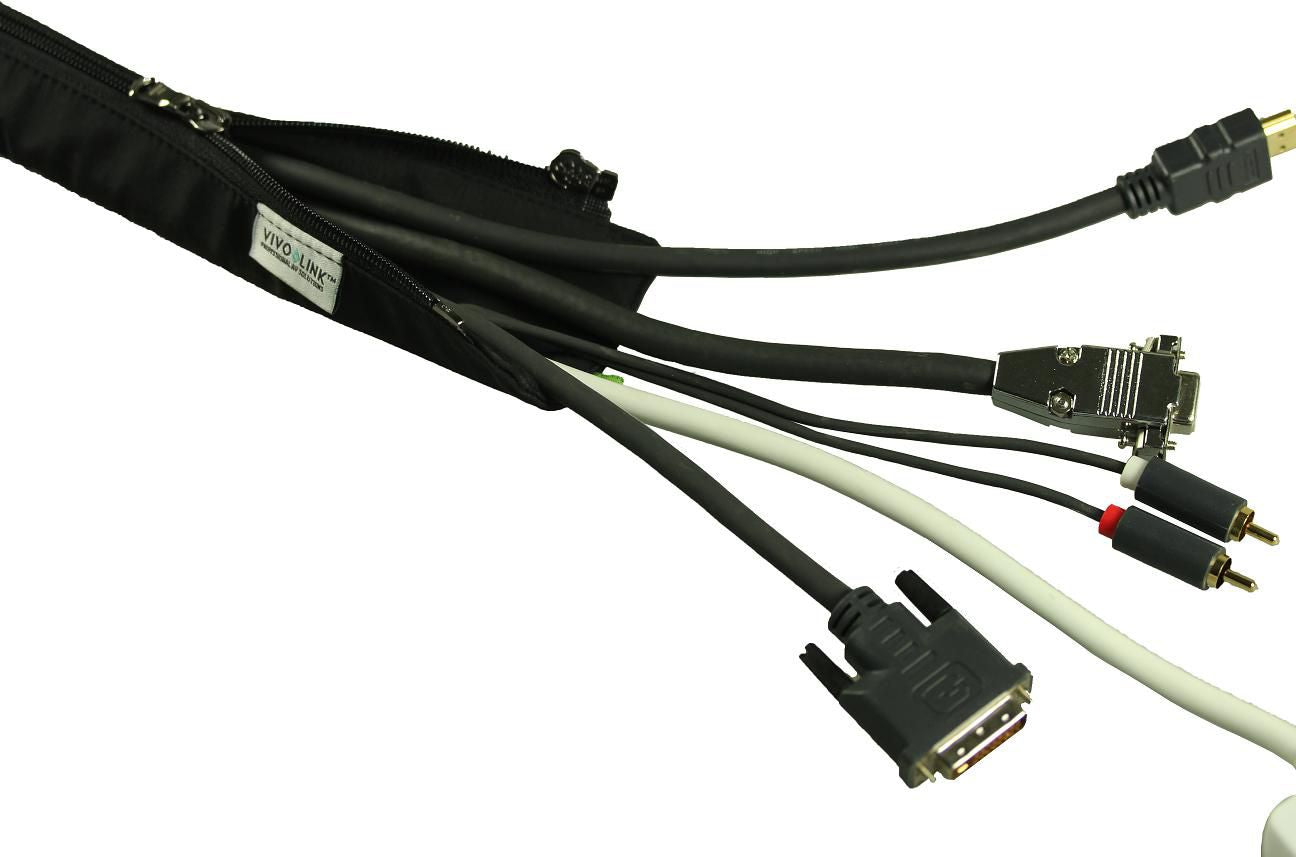 Vivolink Kabelmuffe – 23 cm, Schwarz